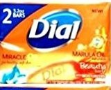 Dial Miracle Oil Bar Soap - 2 (3.2 oz.) Bars with Marula Oil