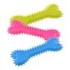 Dog Chew Toy- Bone Shape TPR Rubber Chew Toy Good for Run & Pick up Games /Training/Keeping Pet Fit - Yellow