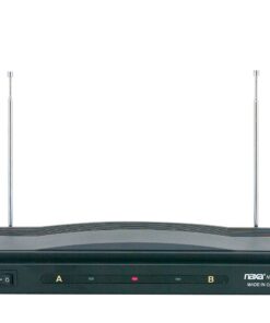 Naxa NAM-984 Dual Handheld Wireless Microphone Starter Kit with Wireless FM Receiver